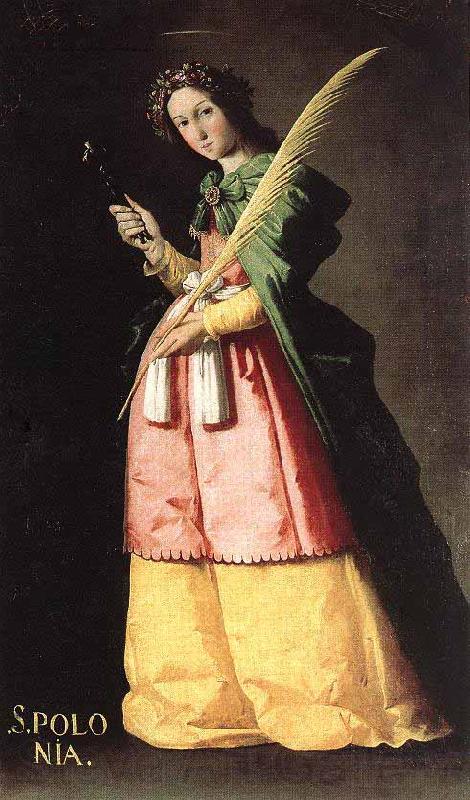 Francisco de Zurbaran Saint Apollonia Germany oil painting art